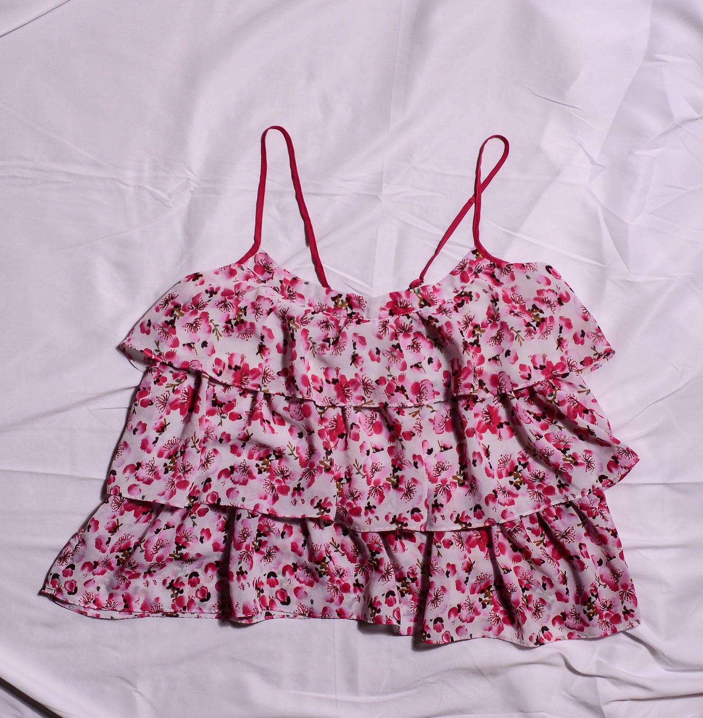 Cherry Blossom Tiered Cami