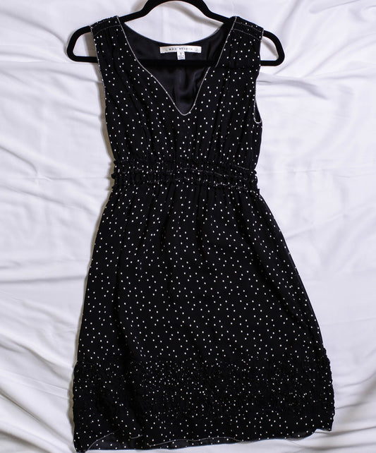 Max Studio Black Polka Dot Dress