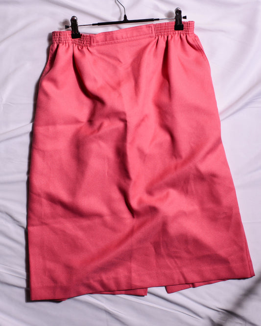 Alfred Dunner Pink Midi Skirt