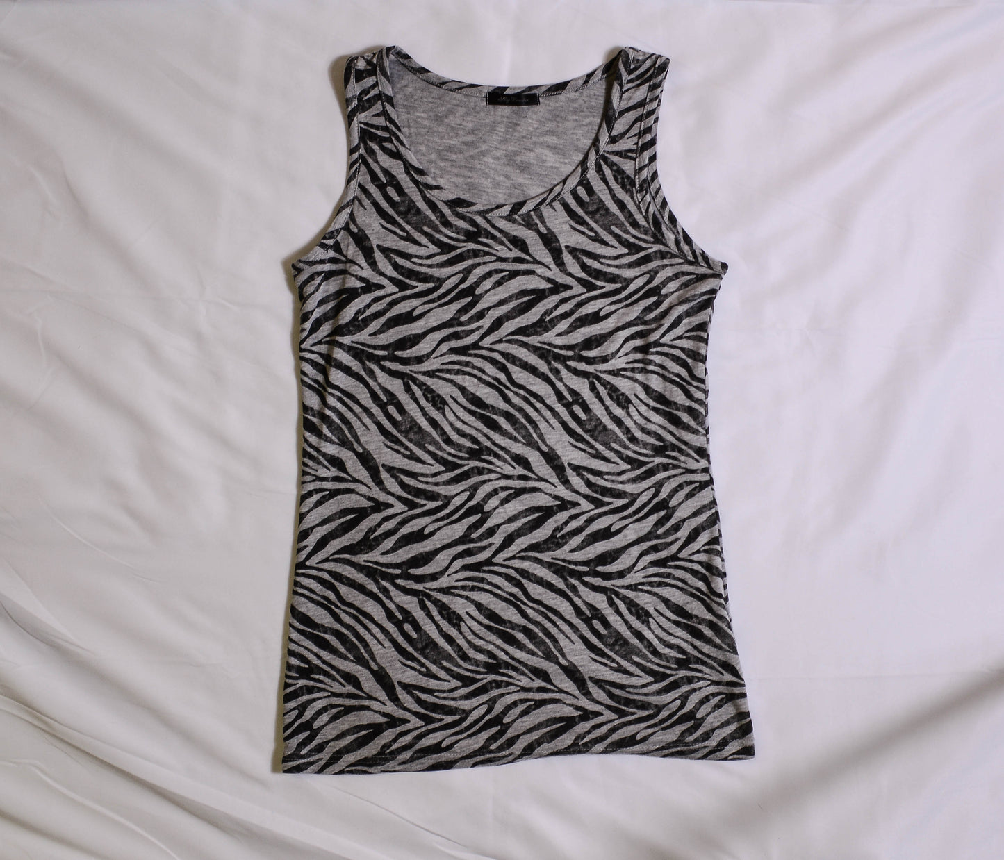 2010s Grunge Zebra Tank