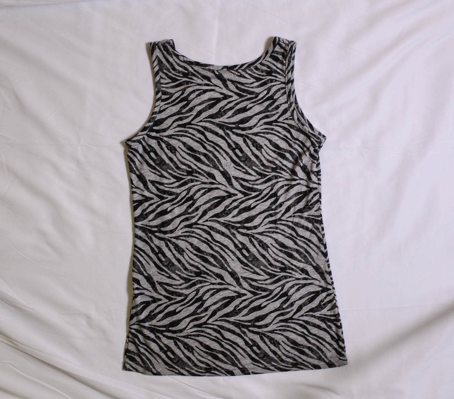 2010s Grunge Zebra Tank