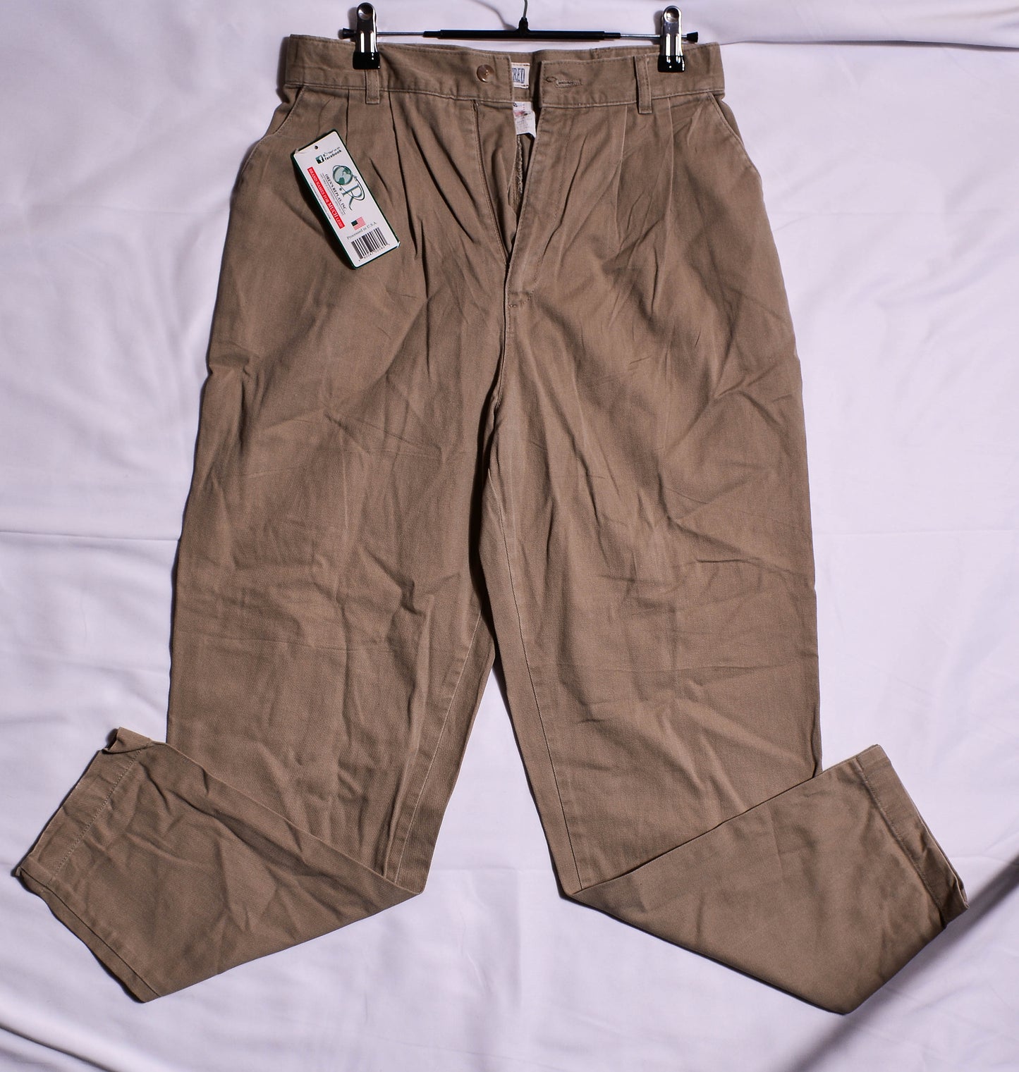 VINTAGE "Gotcha Covered" Khaki Straight Leg Pants NWT