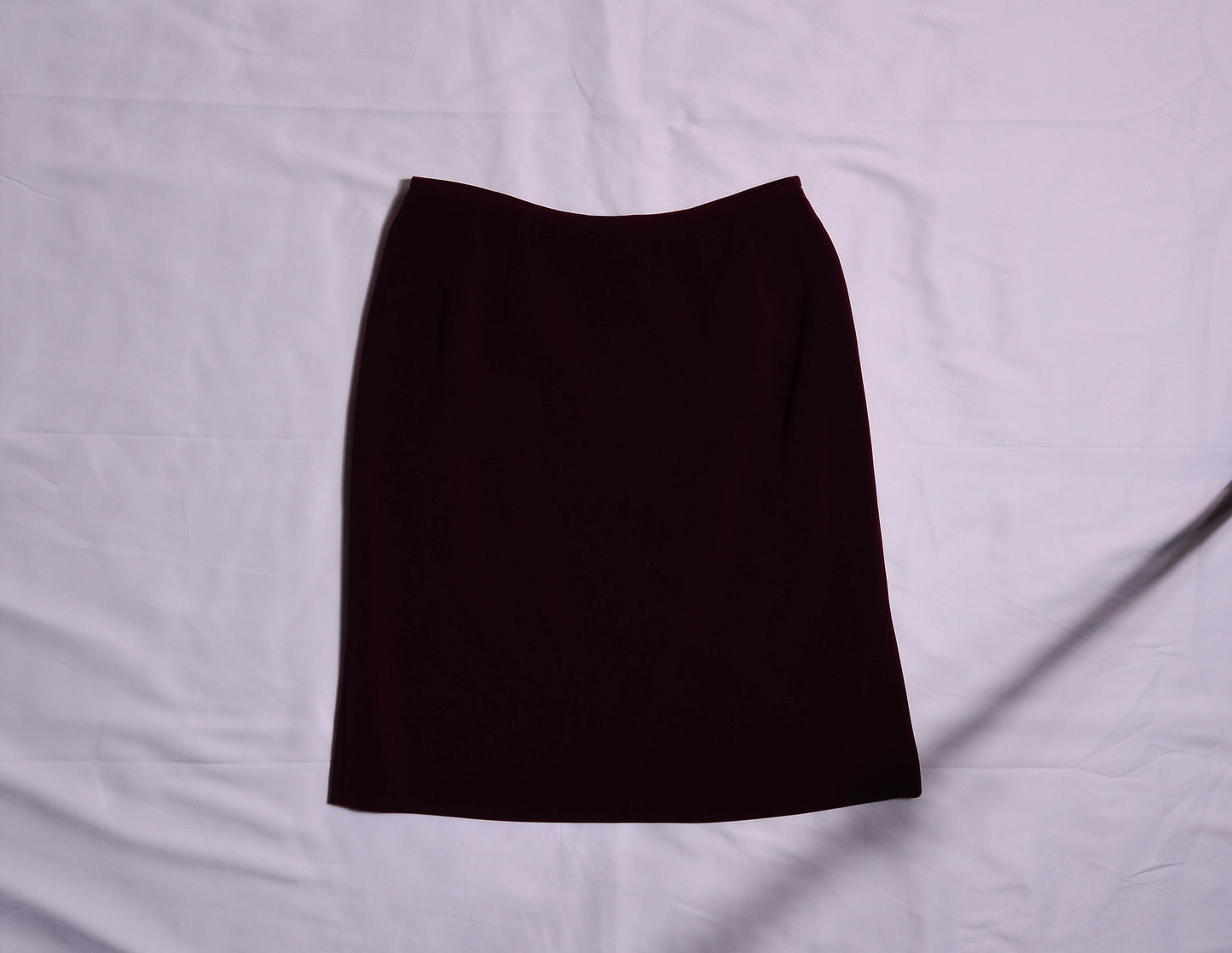 VINTAGE Burgundy Mini Skirt