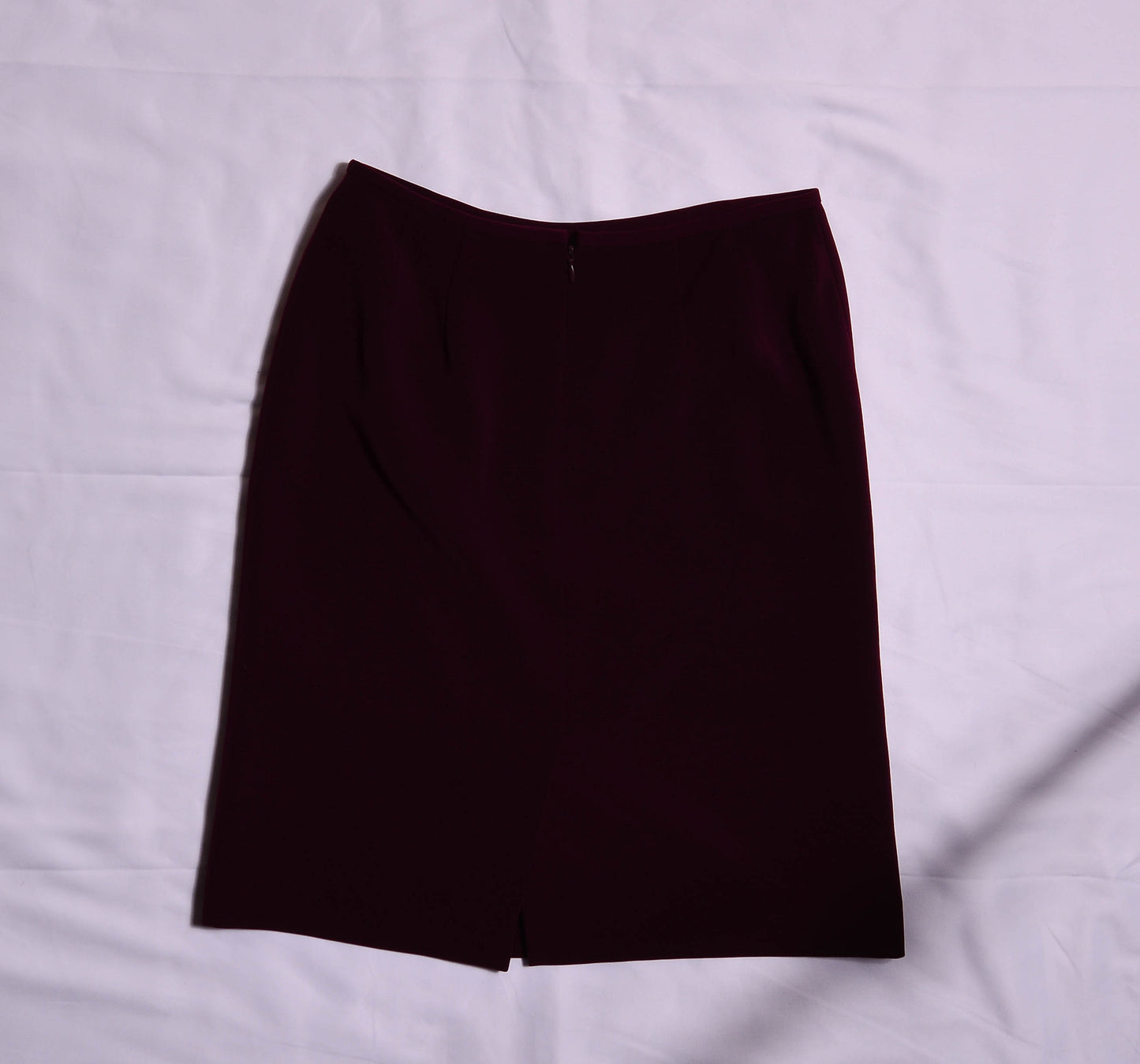 VINTAGE Burgundy Mini Skirt