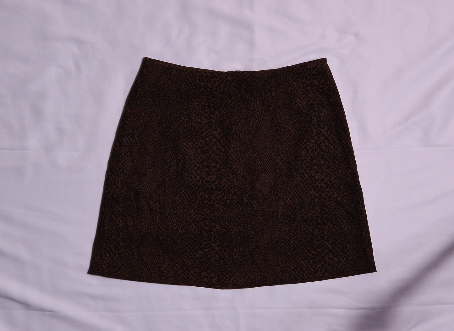 VINTAGE Snakeskin Mini Skirt