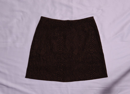 VINTAGE Snakeskin Mini Skirt