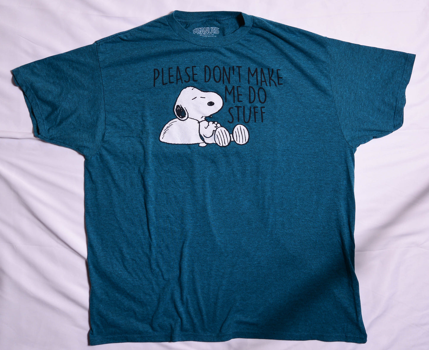 Snoopy "Please Don't Make Me Do Stuff" Tee