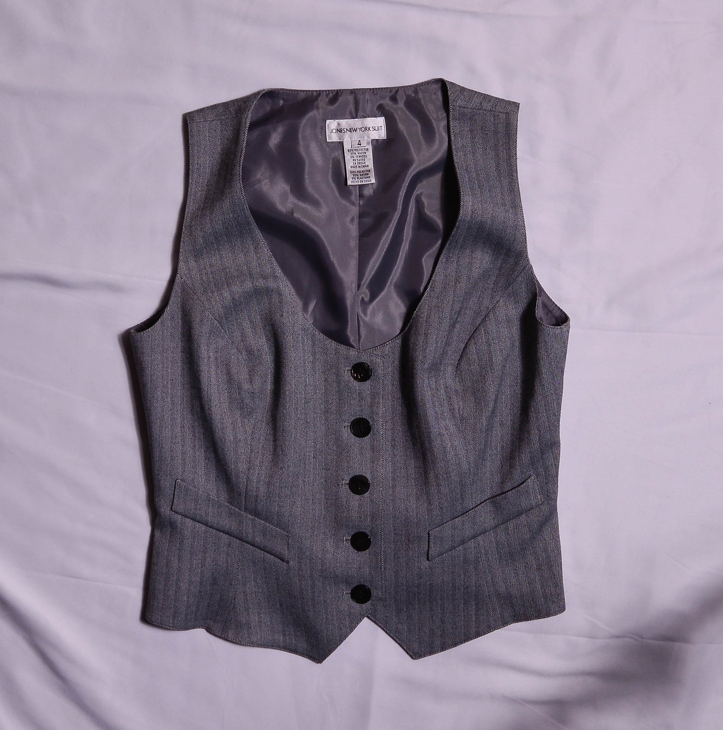 Grey Suit Vest