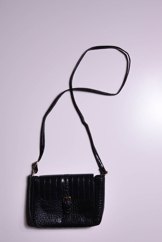 Small Black Leather Crossbody