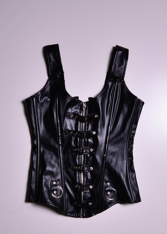 Black Industrial Corset