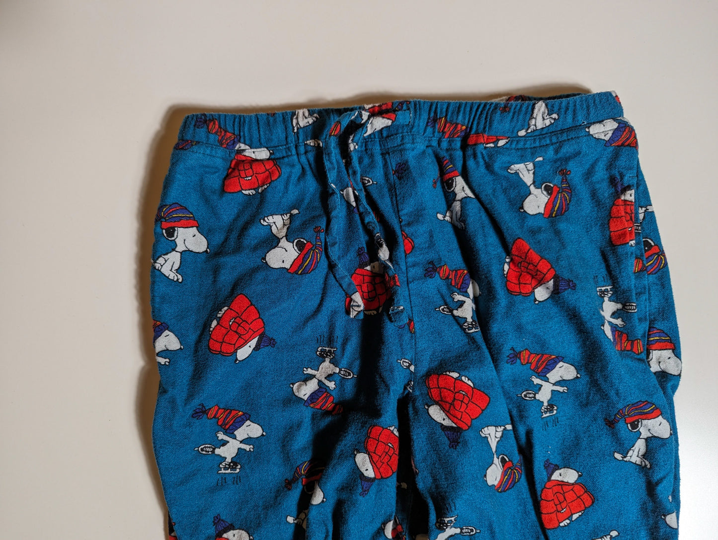 Peanuts Teal Winter Snoopy Pajama Pants