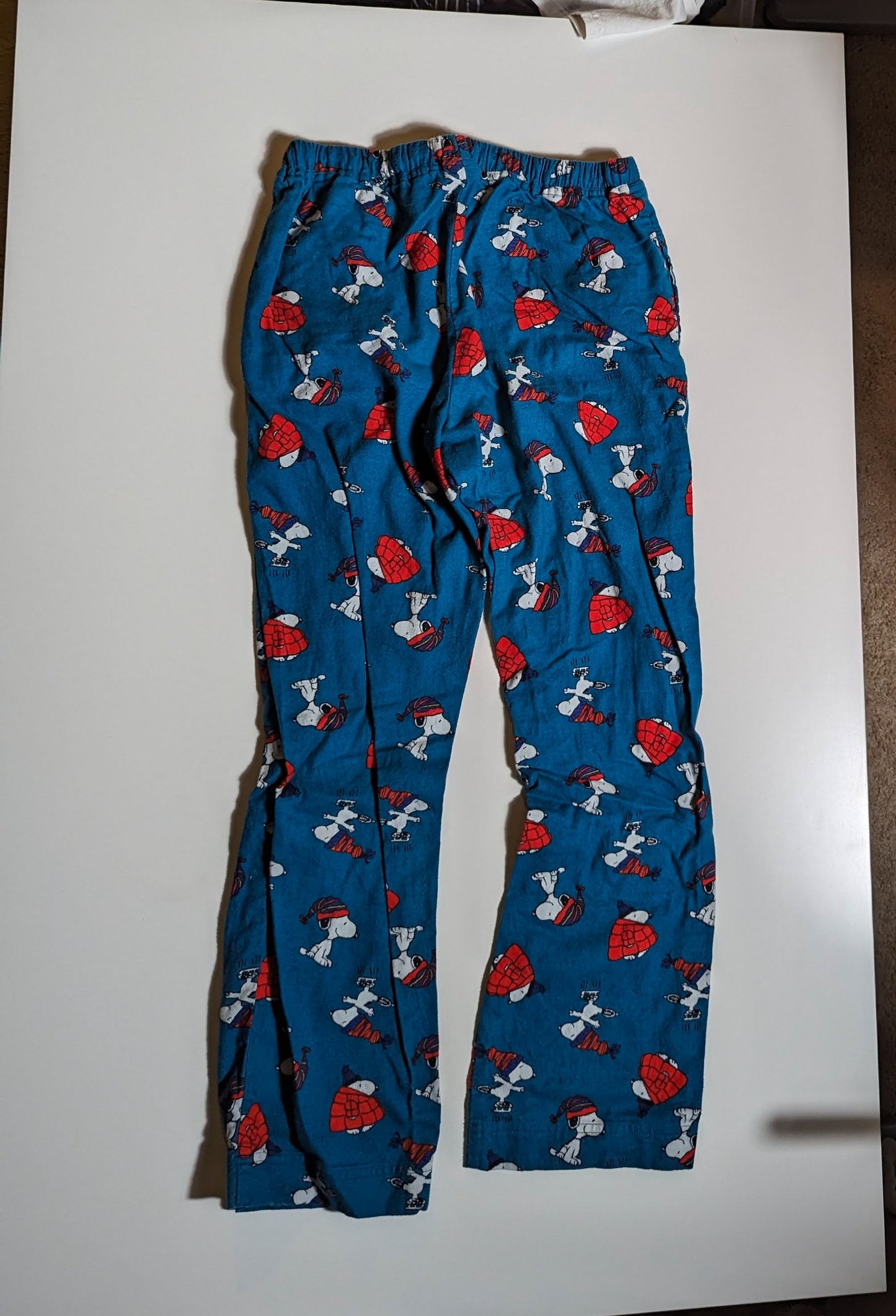 Peanuts Teal Winter Snoopy Pajama Pants