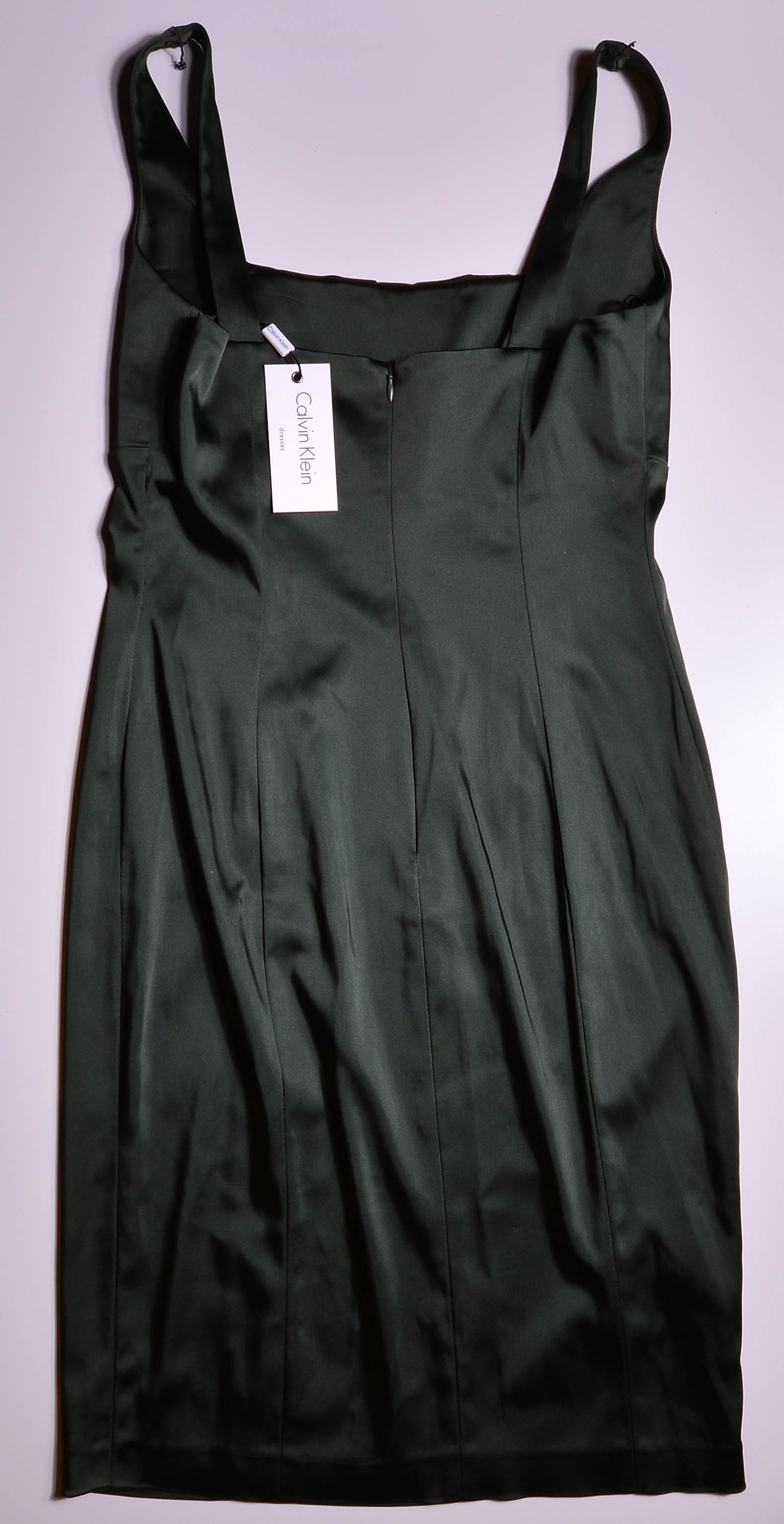 NWT Olive Green Calvin Klein Sleeveless Dress