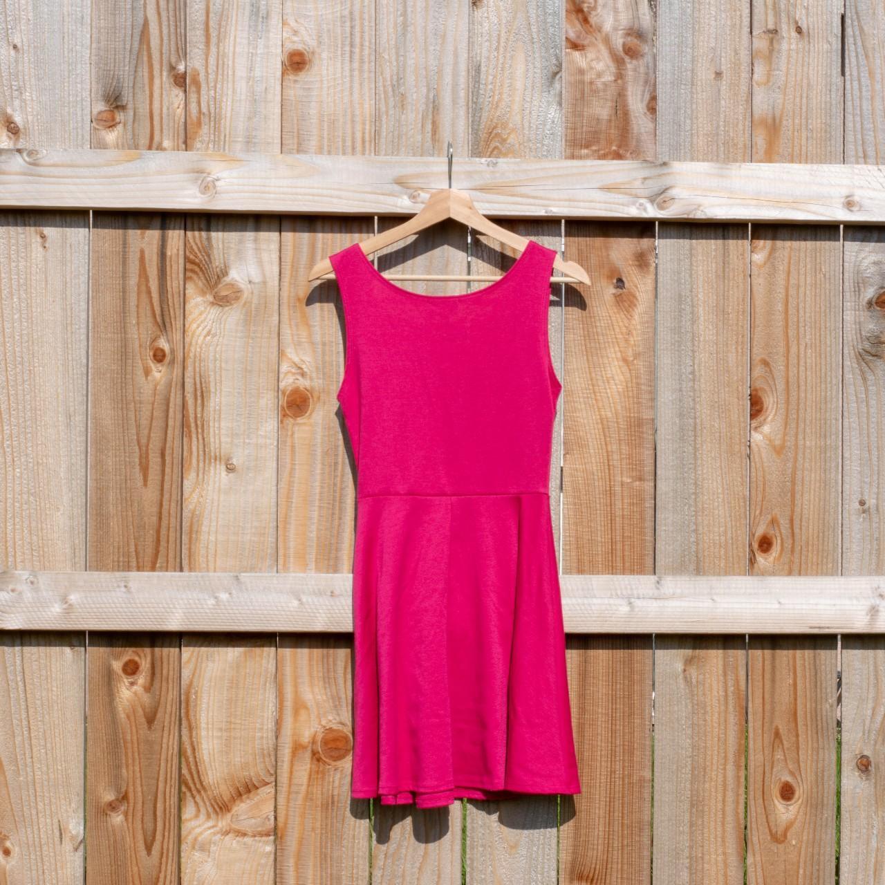 VINTAGE Vibe Sportswear Pink Fit And Flare Dress